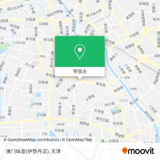 澳门味道(伊势丹店)地图