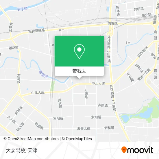 大众驾校地图