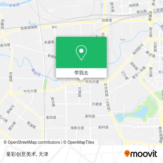 童彩创意美术地图