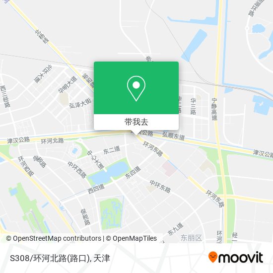 S308/环河北路(路口)地图