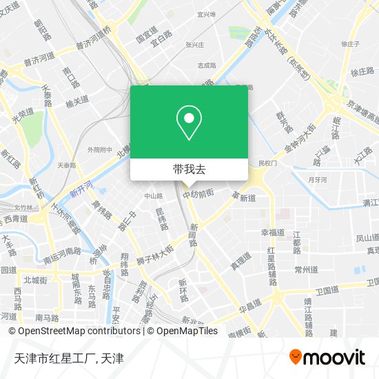 天津市红星工厂地图