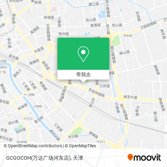 GCGOCOH(万达广场河东店)地图