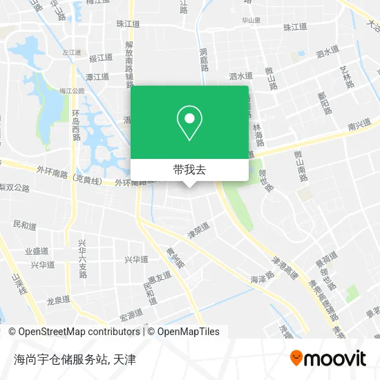 海尚宇仓储服务站地图