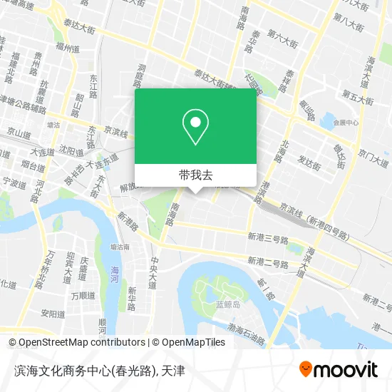 滨海文化商务中心(春光路)地图