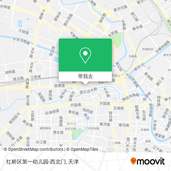 红桥区第一幼儿园-西北门地图