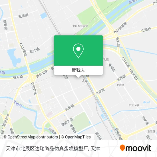 天津市北辰区达瑞尚品仿真蛋糕模型厂地图