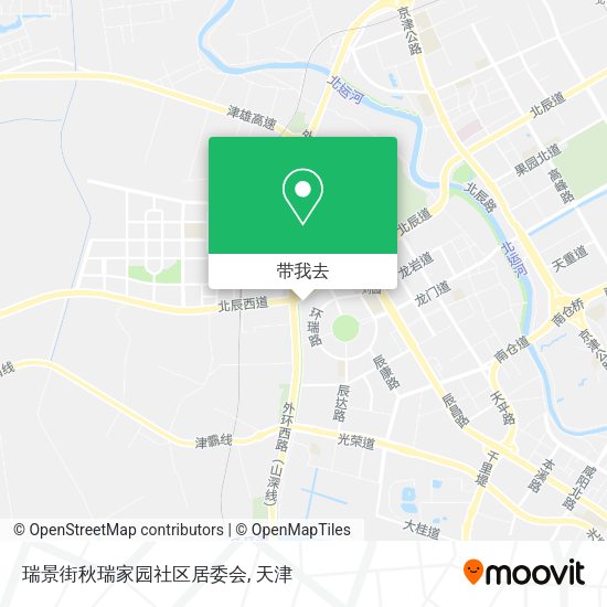 瑞景街秋瑞家园社区居委会地图