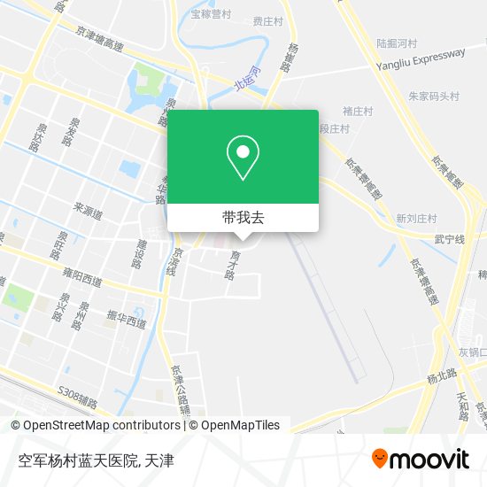 空军杨村蓝天医院地图