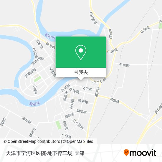 天津市宁河区医院-地下停车场地图