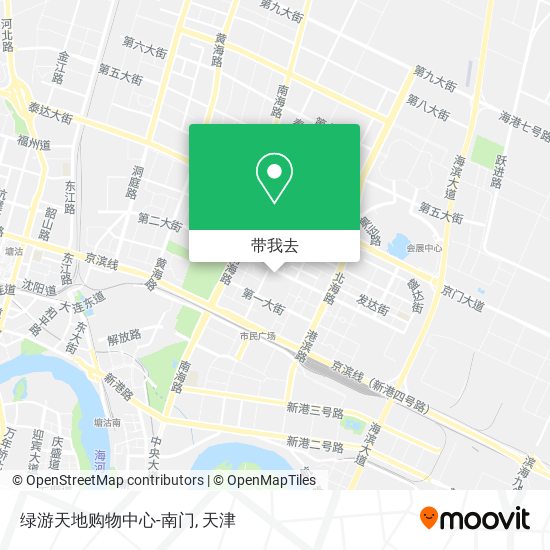 绿游天地购物中心-南门地图