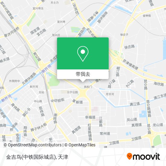 金吉鸟(中铁国际城店)地图