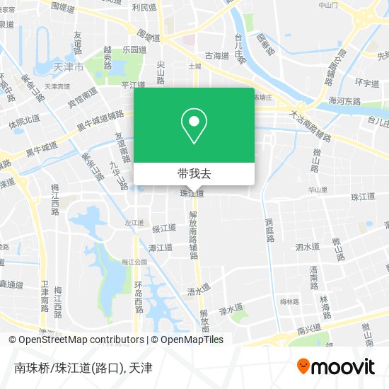 南珠桥/珠江道(路口)地图