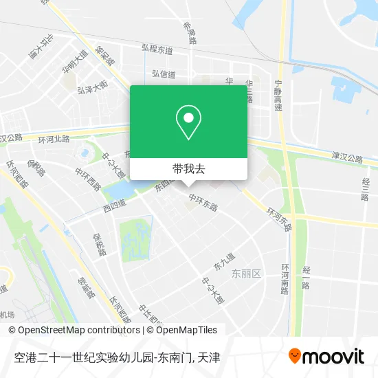 空港二十一世纪实验幼儿园-东南门地图