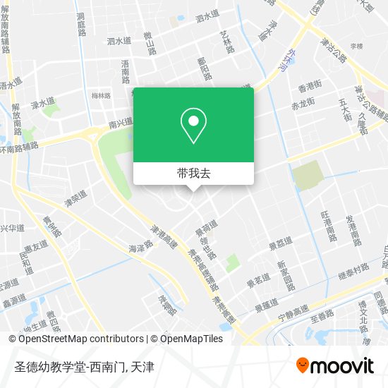 圣德幼教学堂-西南门地图
