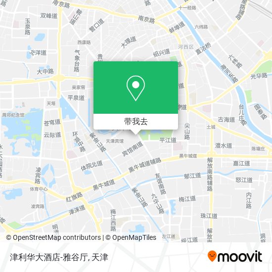 津利华大酒店-雅谷厅地图