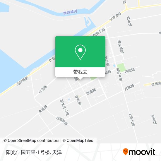 阳光佳园五里-1号楼地图