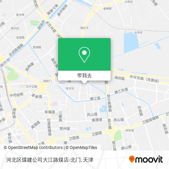 河北区煤建公司大江路煤店-北门地图