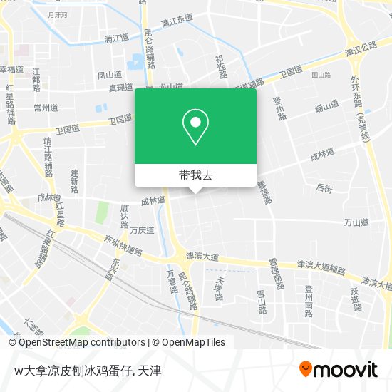 w大拿凉皮刨冰鸡蛋仔地图