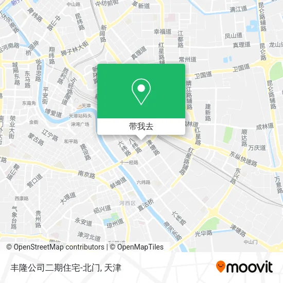 丰隆公司二期住宅-北门地图