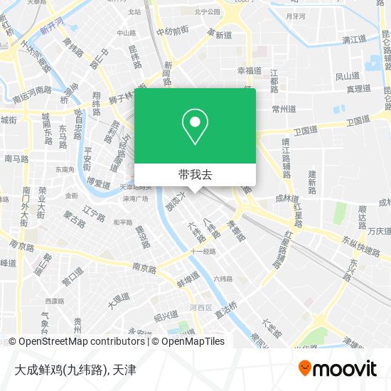 大成鲜鸡(九纬路)地图