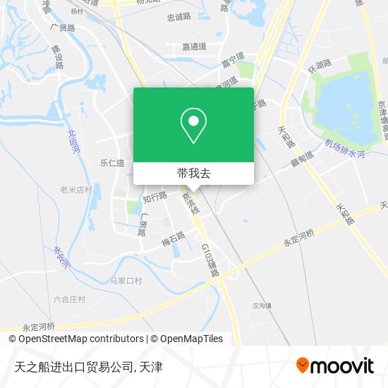 天之船进出口贸易公司地图