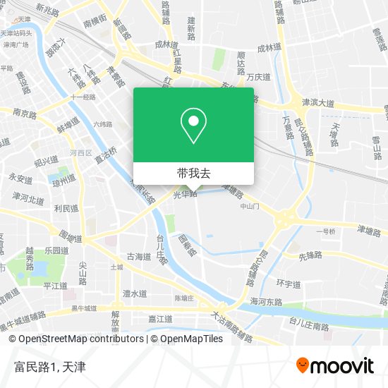 富民路1地图