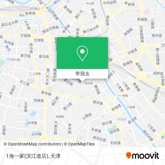 1海一家(滨江道店)地图