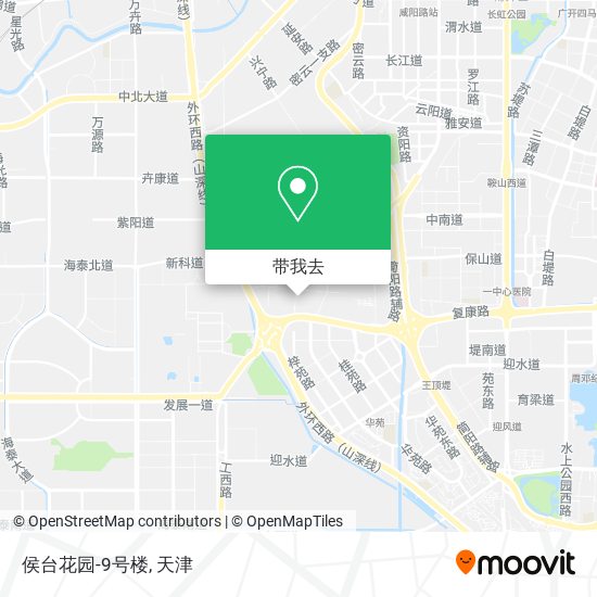 侯台花园-9号楼地图