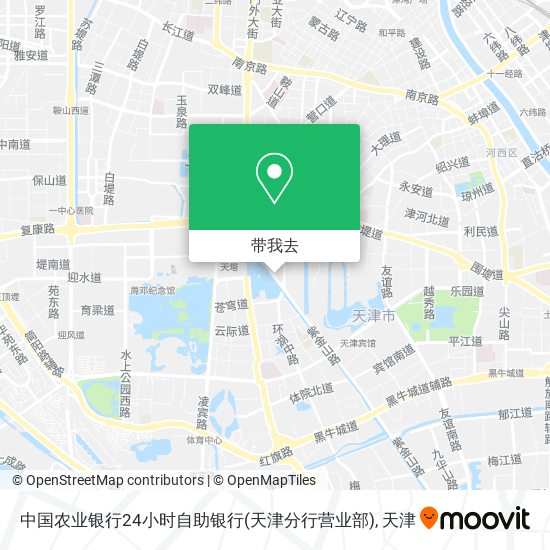 中国农业银行24小时自助银行(天津分行营业部)地图