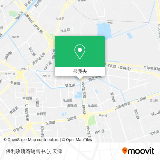 保利玫瑰湾销售中心地图