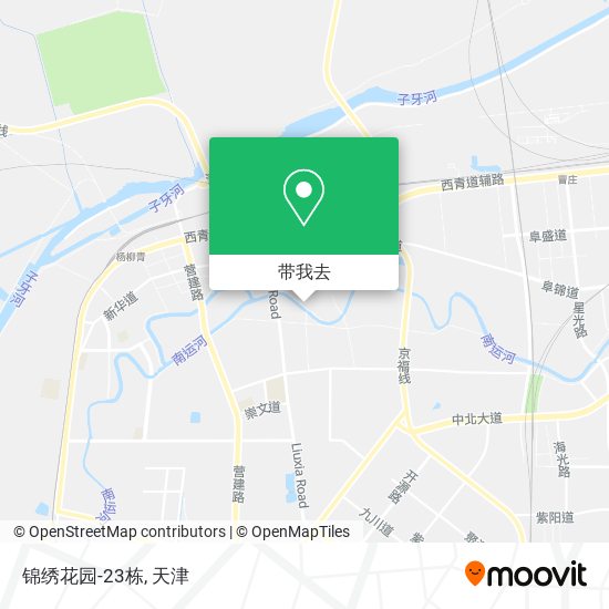 锦绣花园-23栋地图