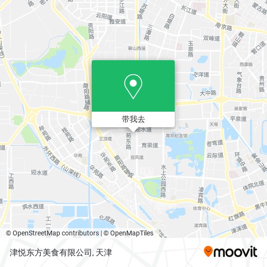 津悦东方美食有限公司地图