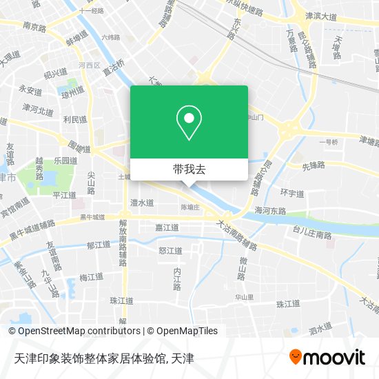 天津印象装饰整体家居体验馆地图