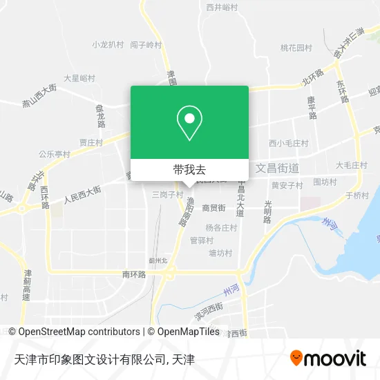 天津市印象图文设计有限公司地图