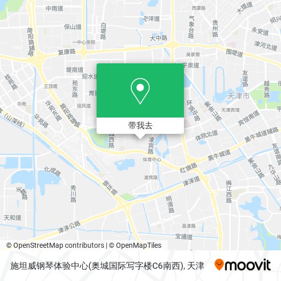 施坦威钢琴体验中心(奥城国际写字楼C6南西)地图