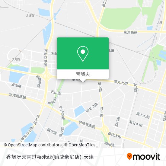 香旭沅云南过桥米线(贻成豪庭店)地图