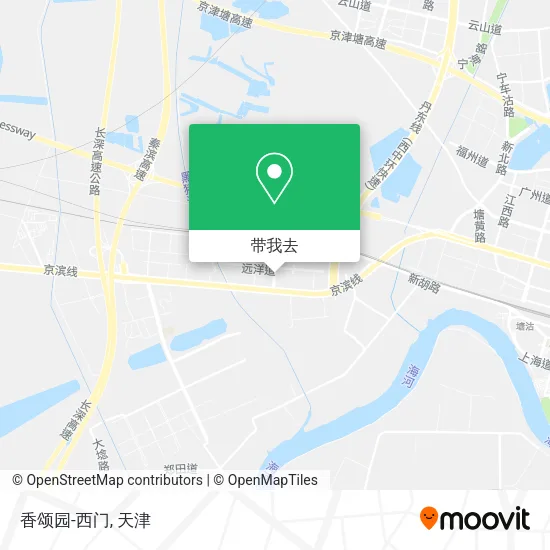 香颂园-西门地图