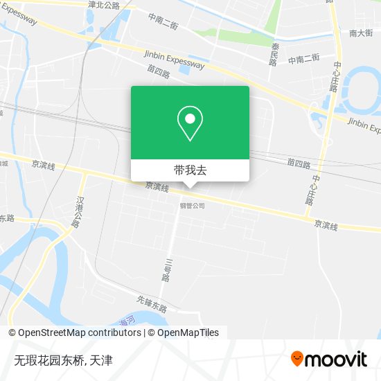 无瑕花园东桥地图