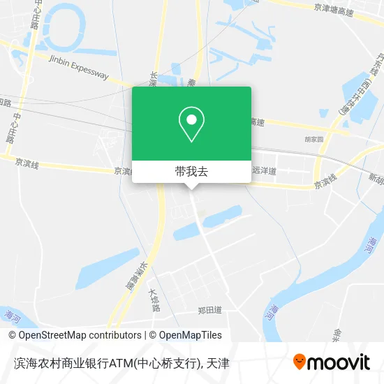 滨海农村商业银行ATM(中心桥支行)地图