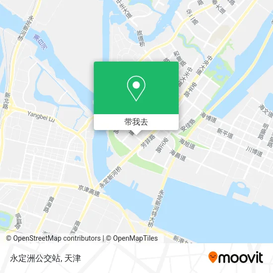 永定洲公交站地图