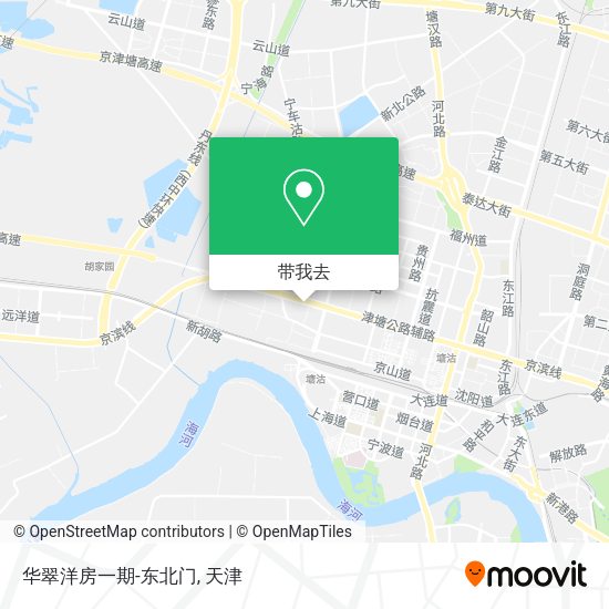 华翠洋房一期-东北门地图