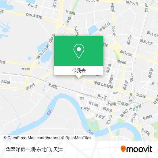 华翠洋房一期-东北门地图