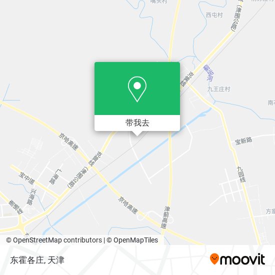 东霍各庄地图