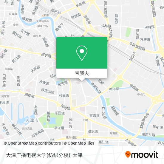 天津广播电视大学(纺织分校)地图