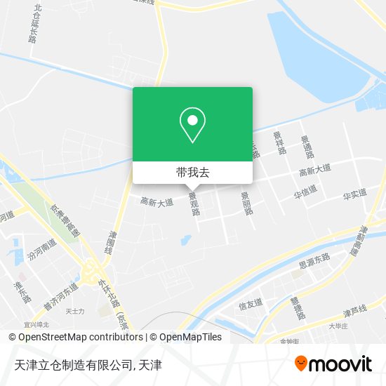 天津立仓制造有限公司地图