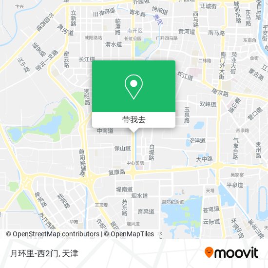 月环里-西2门地图