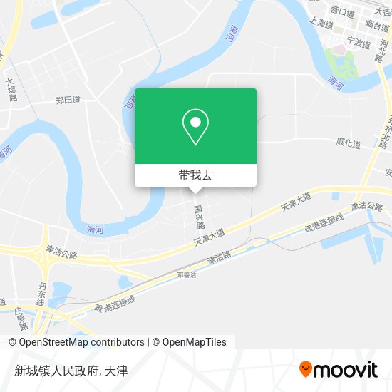 新城镇人民政府地图