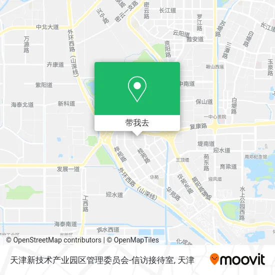 天津新技术产业园区管理委员会-信访接待室地图