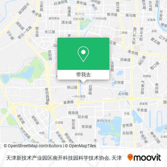 天津新技术产业园区南开科技园科学技术协会地图