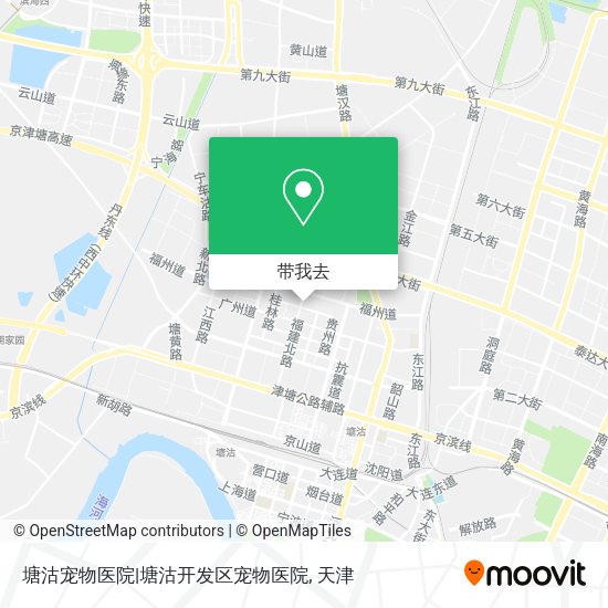 塘沽宠物医院|塘沽开发区宠物医院地图